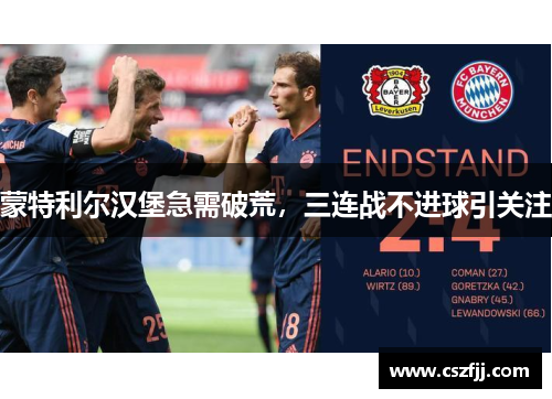 蒙特利尔汉堡急需破荒，三连战不进球引关注